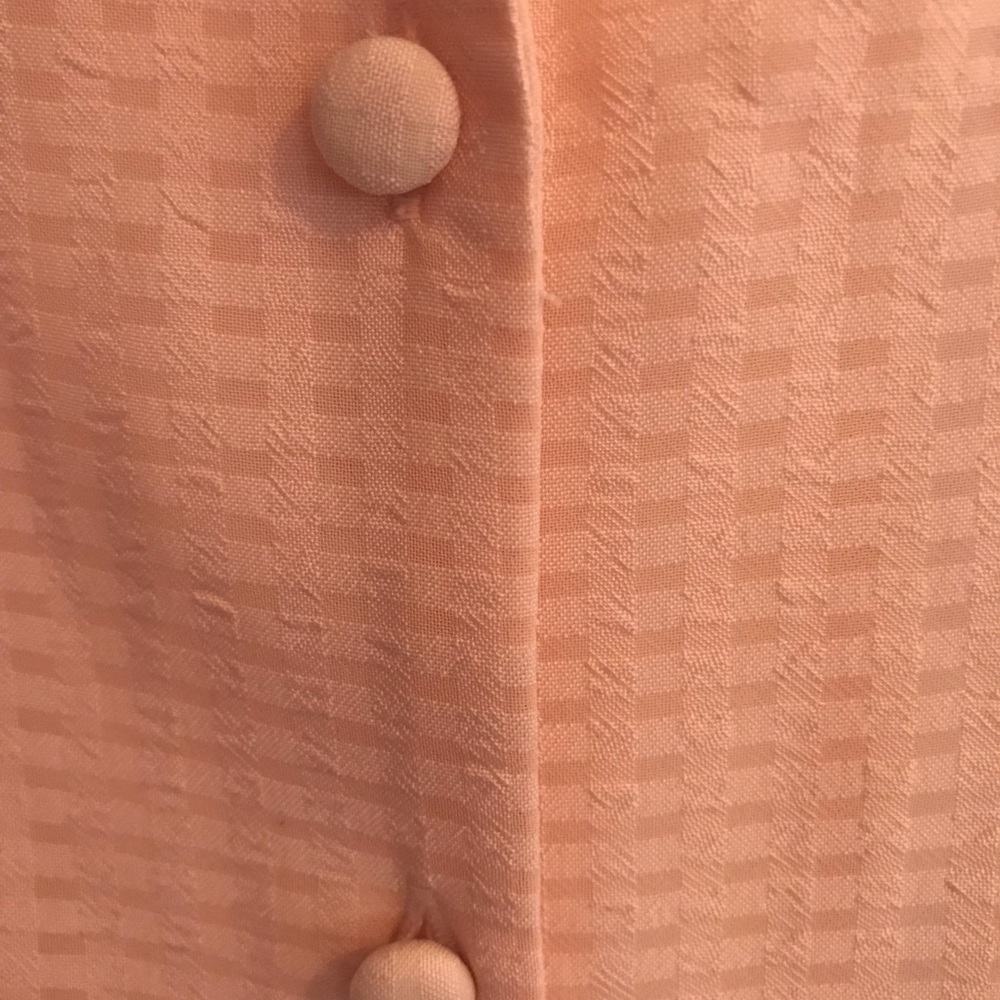 Pink button up sheer crop top